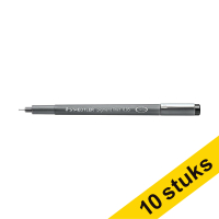 Aanbieding: 10x Staedtler Lumocolor 308 fineliner zwart (0,05 mm)