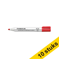Aanbieding: 10x Staedtler Lumocolor 351 whiteboard marker rood (2 mm rond) 209733