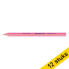 Aanbieding: 12x Staedtler Textsurfer dry droge driekantige tekstmarker roze 209599 - 1