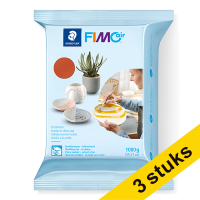 Aanbieding: 3x Fimo air klei 1 kg terracotta | 76