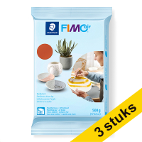 Aanbieding: 3x Fimo air klei 500 g terracotta | 76