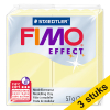 Aanbieding: 3x Fimo effect klei 57g vanille | 105 424664 - 1