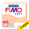 Aanbieding: 3x Fimo soft klei 57g beige | 43 424656 - 1