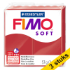 Aanbieding: 3x Fimo soft klei 57g kerstrood | 2P 424680 - 1