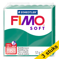 Aanbieding: 3x Fimo soft klei 57g smaragd | 56