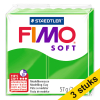 Aanbieding: 3x Fimo soft klei 57g tropisch groen | 53 424711 - 1