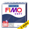 Aanbieding: 3x Fimo soft klei 57g windsorblauw | 35 424702 - 1