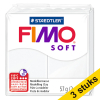 Aanbieding: 3x Fimo soft klei 57g wit | 0 424692 - 1