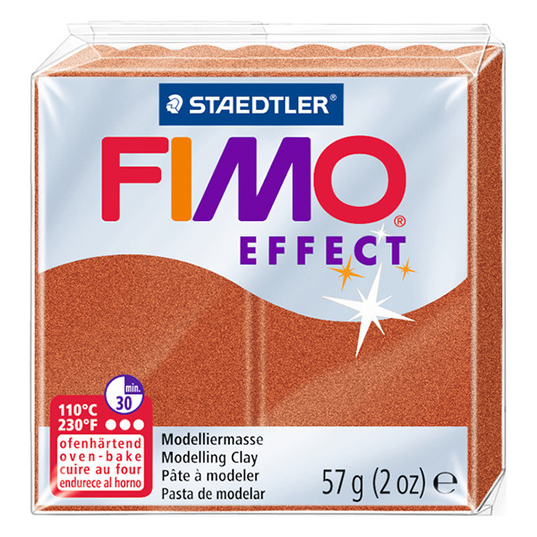 Staedtler Fimo effect klei 57g metallic koper | 27 8020-27 424614 - 1