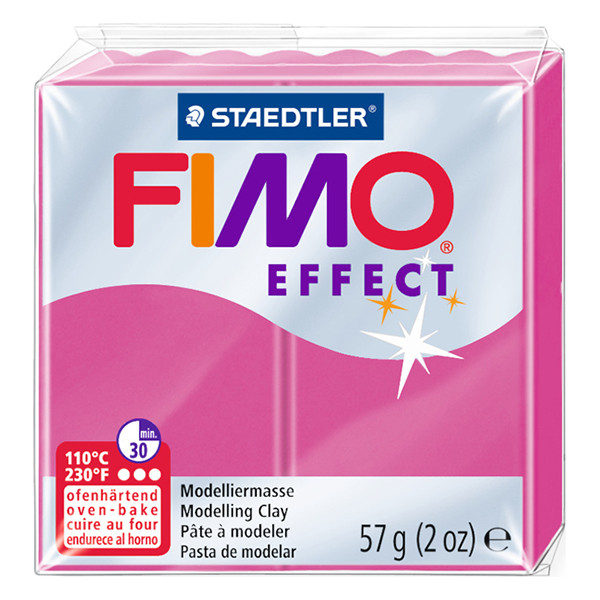 Staedtler Fimo effect klei 57g robijn kwarts | 286 8020-286 424618 - 1