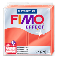 Staedtler Fimo effect klei 57g transparant rood | 204 8020-204 424606