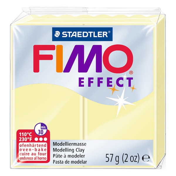 Staedtler Fimo effect klei 57g vanille | 105 8020-105 424542 - 1