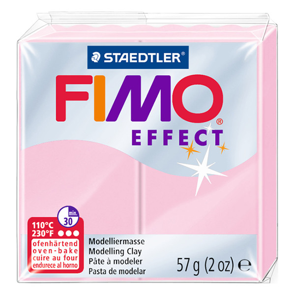Staedtler Fimo klei effect 57g pastelroze | 205 8020-205 424608 - 1