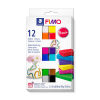 Staedtler Fimo klei soft 25g basis (12 stuks) 8023C12-1 209646 - 1