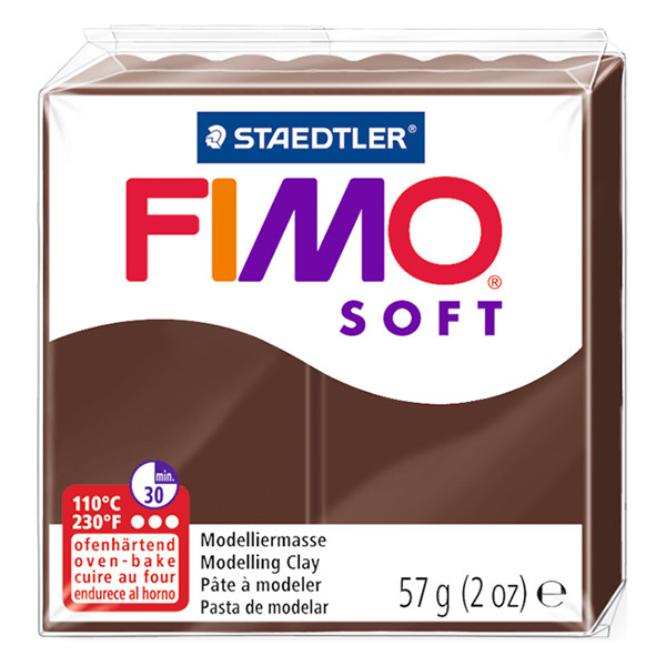 Staedtler Fimo soft klei 57g choco | 75 8020-75 424524 - 1
