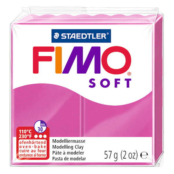 Staedtler Fimo soft klei 57g framboos | 22 8020-22 424598 - 1