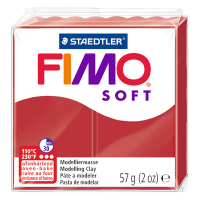 Staedtler Fimo soft klei 57g kerstrood | 2P 8020-2P 424596