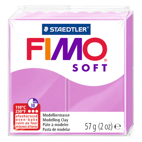 Staedtler Fimo soft klei 57g lavendel | 62 8020-62 424584 - 1