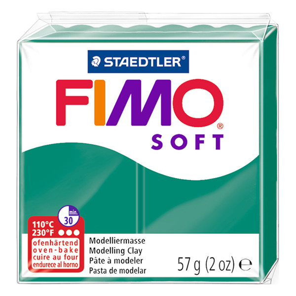 Staedtler Fimo soft klei 57g smaragd | 56 8020-56 424554 - 1