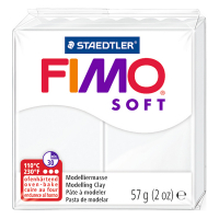 Staedtler Fimo soft klei 57g wit | 0 8020-0 424624