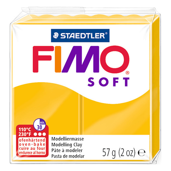 Staedtler Fimo soft klei 57g zonnegeel | 16 8020-16 424538 - 1