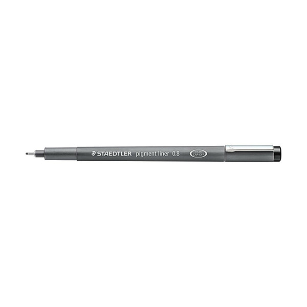 Staedtler Lumocolor 308 fineliner zwart (0,8 mm) 30808-9 209637 - 1