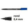 Staedtler Lumocolor 313 permanent marker blauw (0,4 mm rond)