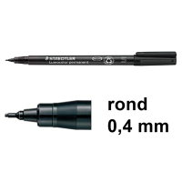 Staedtler Lumocolor 313 permanent marker zwart (0,4 mm rond) 313-9 424725