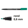 Staedtler Lumocolor 318 permanent marker groen (0,6 mm rond)