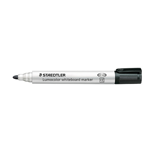 Staedtler Lumocolor 351 whiteboard marker zwart (2 mm rond) 351-9 209617 - 1