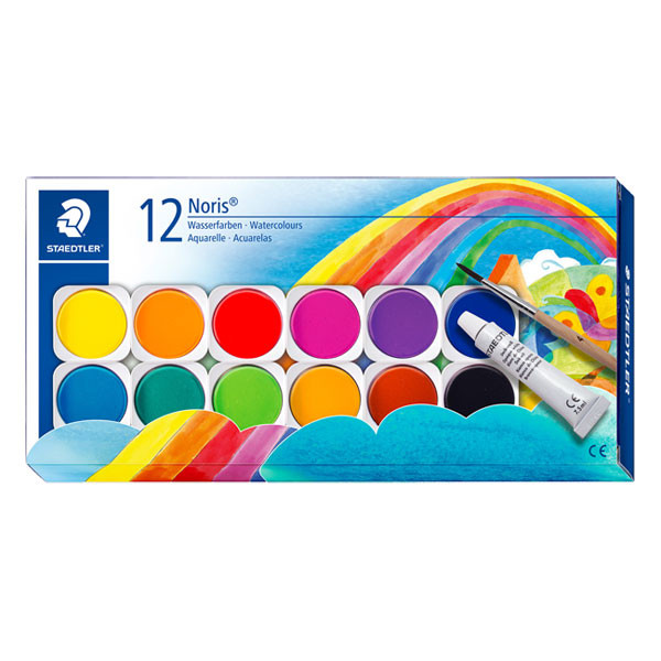 Staedtler Noris waterverf (12 kleuren) 888NC12 209594 - 1