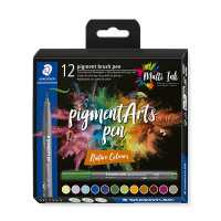 Staedtler Pigment Arts brushpennen Nature Colours (12 stuks) 209666
