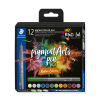 Staedtler Pigment Arts brushpennen Nature Colours (12 stuks)