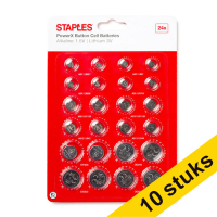 Aanbieding: 10x Staples PowerX knoopcellen multipack
