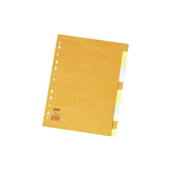 Staples Blanco Tabbladen A4 11-gaats 12-delig gekleurd 299349 - 1