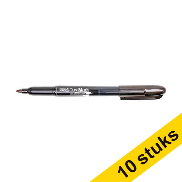 Staples DuraMark permanent marker zwart (1,5 - 3 mm rond) 068836 - 1