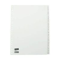 Staples Voorbedrukt Tabblad A4 23-gaats 31-delig 299357