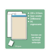 Staples bordrug envelop wit 220 x 312 mm - EA4 zelfklevend (25 stuks) 298425 - 1