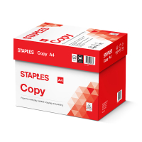 Staples kopieerpapier 1 doos van 2500 vellen A4 - 80 g/m² 378891 390012