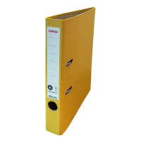 Staples ordner A4 50 mm karton geel 299351