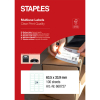 Staples universele etiketten A4 63,5 x 33,9 mm wit (2.400 etiketten) 298312 - 1