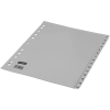 Staples voorbedrukte tabbladen A4 11-gaats 1-15 grijs 299354 - 1