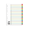 Staples voorbedrukte tabbladen A4 11-gaats 5-delig 1-31gekleurd 299347 - 1