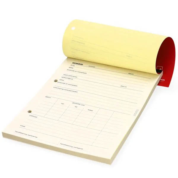 Staples werkbon zelfkopiërend met copystop (2 x 50 vellen) 298392 - 2