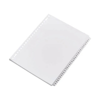 Staples witte genummerde tabbladen 31 tabs (23-gaats) 297960