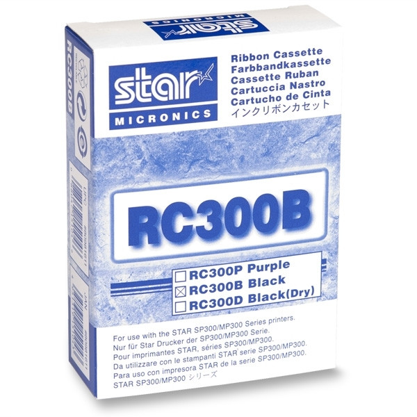 Star RC-300B inktlint zwart (origineel) RC300B 081000 - 1