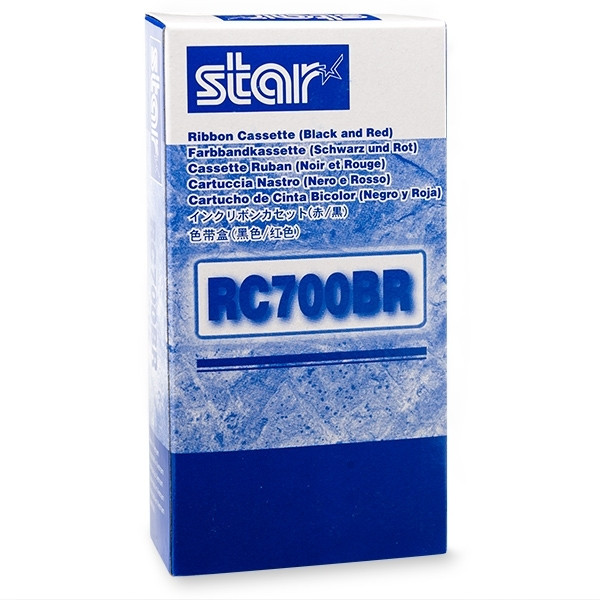 Star RC-700BR inktlint zwart/rood (origineel) RC-700BR 081032 - 1