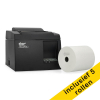 Star TSP143IIU+ ticketprinter zwart bundel met 5x kassarol 80x80x12 thermo wit 081048 - 1