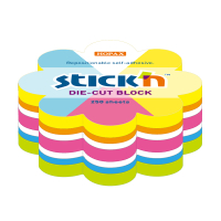 Stick'n Die-Cut notes bloem fluomix 61 x 70 mm (250 vellen) 21833 201735