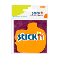 Stick'n Die-Cut notes duim fluo-oranje 70 x 70 mm (50 vellen) 21178 201842